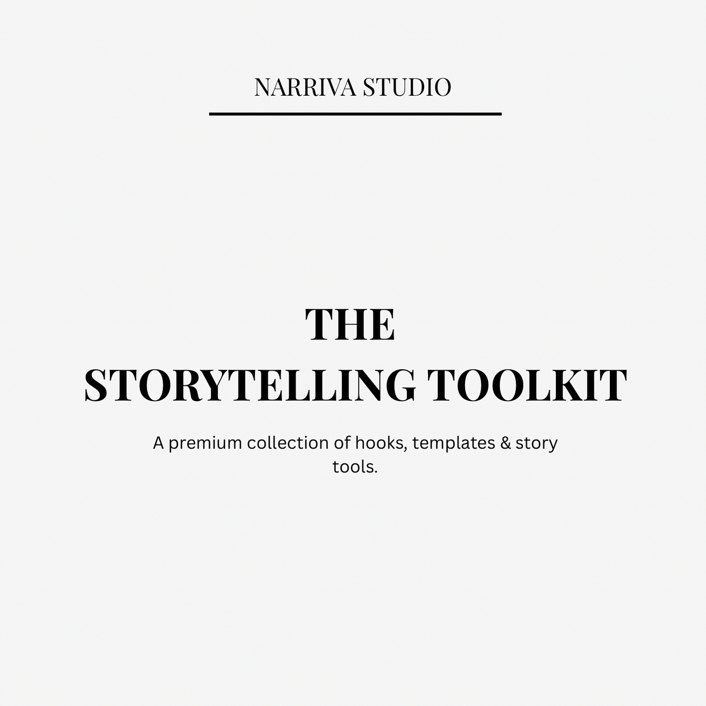The Storytelling Toolkit